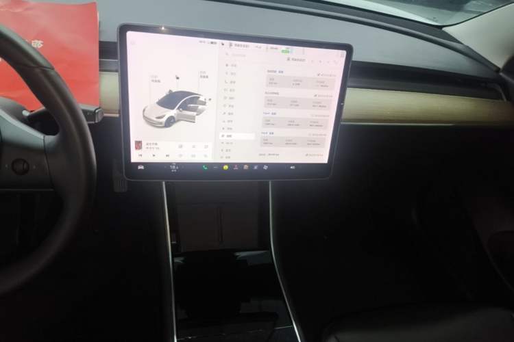 Used Tesla Model 3 2020 Refreshed Version Long-Range Rear-Wheel Drive Audio And AC Panel