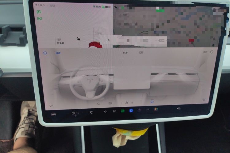 Used Tesla Model 3 2020 Revised Version Standard Range Rear-Wheel Drive – Upgraded Edition Audio And AC Panel