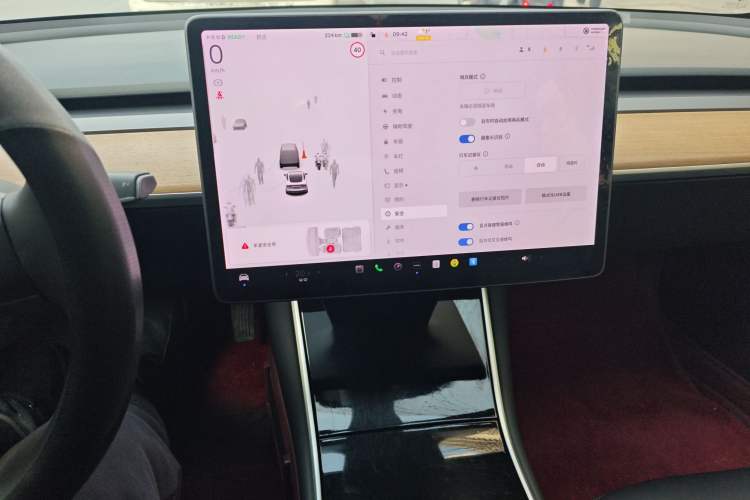 Used Tesla Model 3 2020 Standard Range Rear-Wheel Drive Upgraded Version Audio And AC Panel