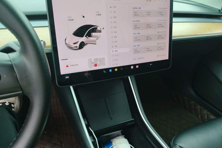 Used Tesla Model 3 2020 Revised Version Standard Range Rear-Wheel Drive – Upgraded Edition Audio And AC Panel