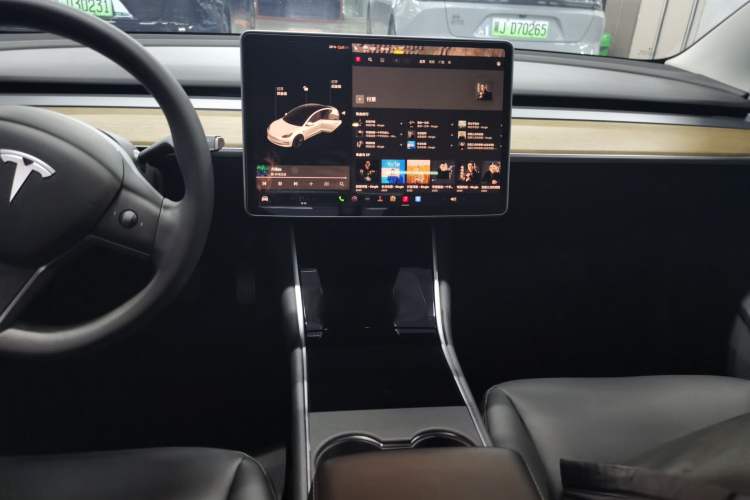 Used Tesla Model 3 2020 Revised Version Standard Range Rear-Wheel Drive – Upgraded Edition Audio And AC Panel