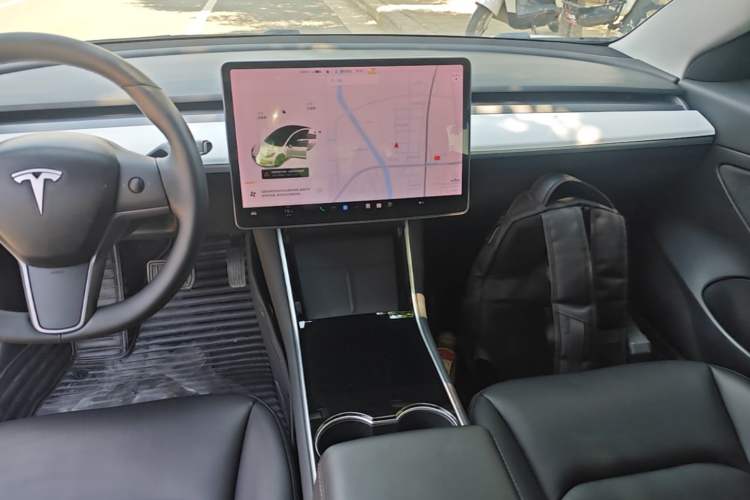 Used Tesla Model 3 2020 Standard Range Rear-Wheel Drive Upgraded Version Audio And AC Panel