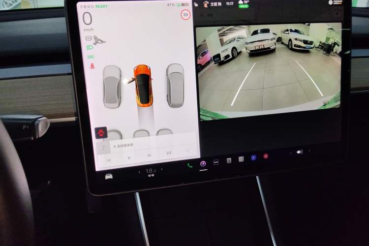 Used Tesla Model 3 2020 Refreshed Version Long-Range Rear-Wheel Drive Audio And AC Panel