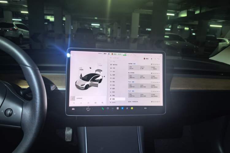 Used Tesla Model 3 2020 Revised Version Standard Range Rear-Wheel Drive – Upgraded Edition Audio And AC Panel