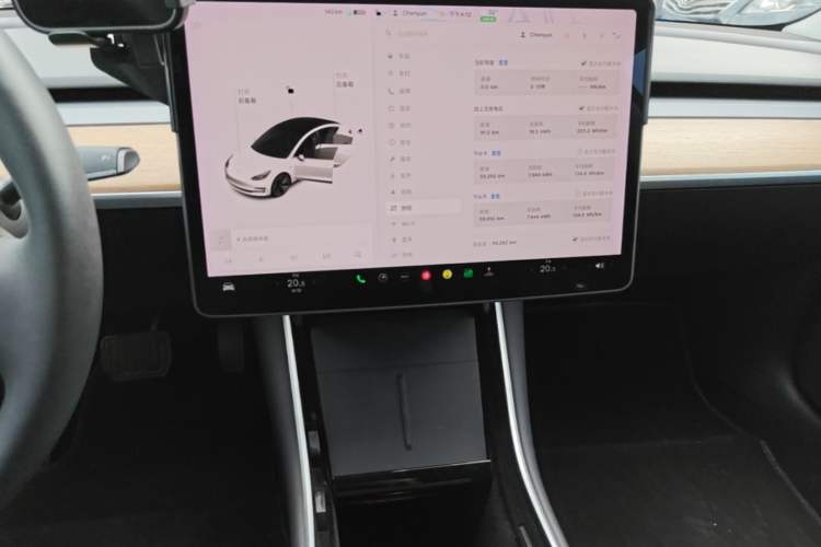 Used Tesla Model 3 2020 Refreshed Version Long-Range Rear-Wheel Drive Audio And AC Panel