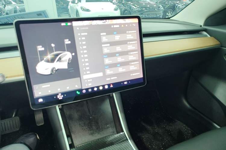Used Tesla Model 3 2020 Standard Range Rear-Wheel Drive Upgraded Version Audio And AC Panel