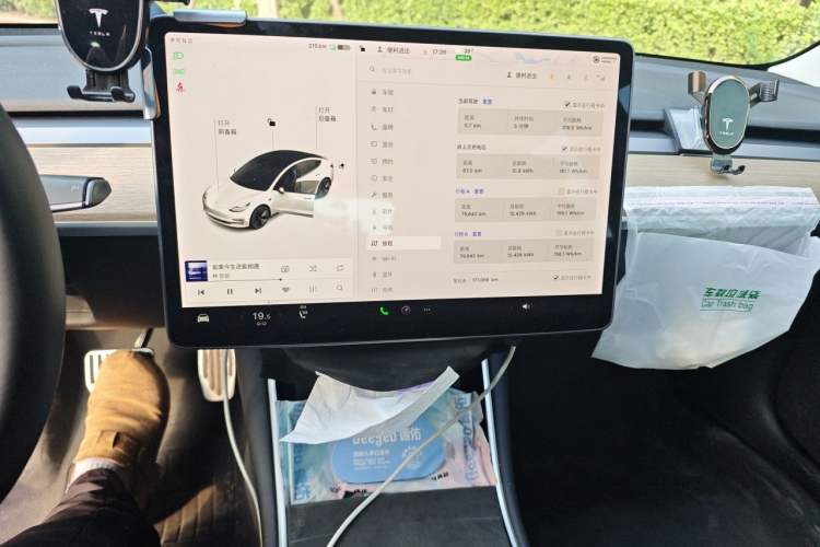 Used Tesla Model 3 2020 Refreshed Version Long-Range Rear-Wheel Drive Audio And AC Panel
