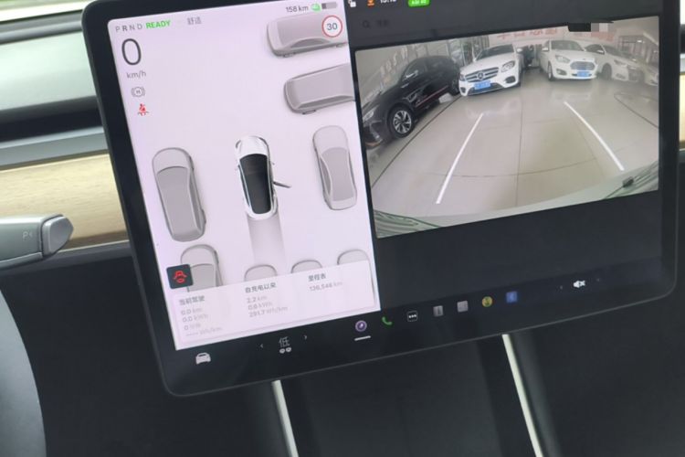 Used Tesla Model 3 2020 Refreshed Version Long-Range Rear-Wheel Drive Audio And AC Panel