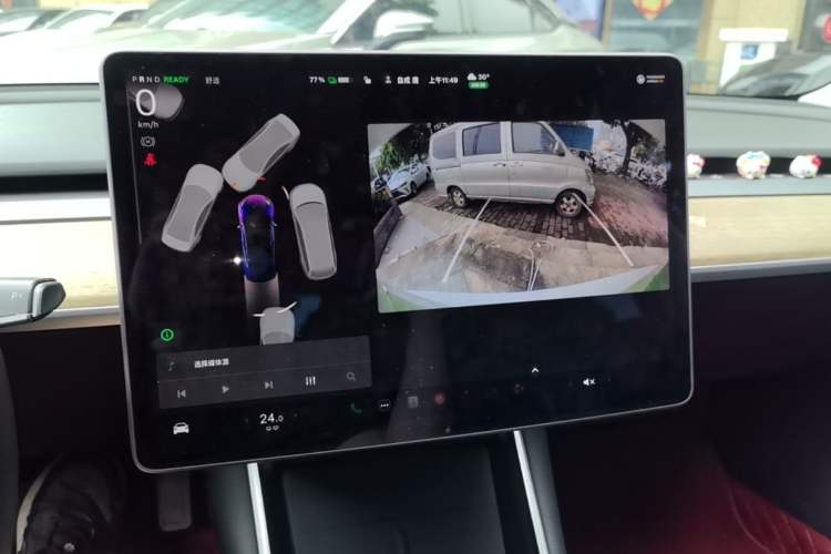 Used Tesla Model 3 2020 Standard Range Rear-Wheel Drive Upgraded Version Audio And AC Panel