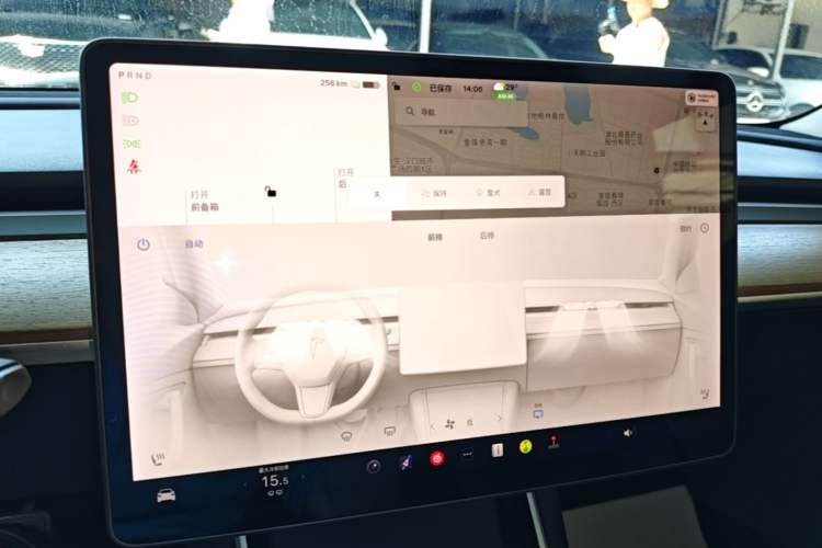 Used Tesla Model 3 2020 Revised Version Standard Range Rear-Wheel Drive – Upgraded Edition Audio And AC Panel