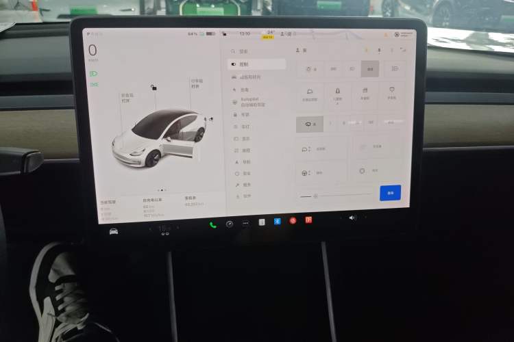 Used Tesla Model 3 2020 Revised Version Standard Range Rear-Wheel Drive – Upgraded Edition Audio And AC Panel