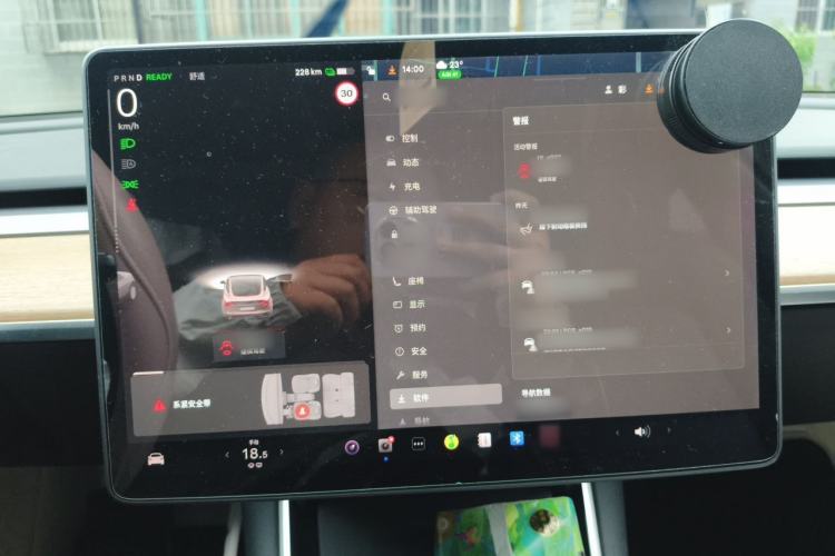 Used Tesla Model 3 2020 Revised Version Standard Range Rear-Wheel Drive – Upgraded Edition Audio And AC Panel