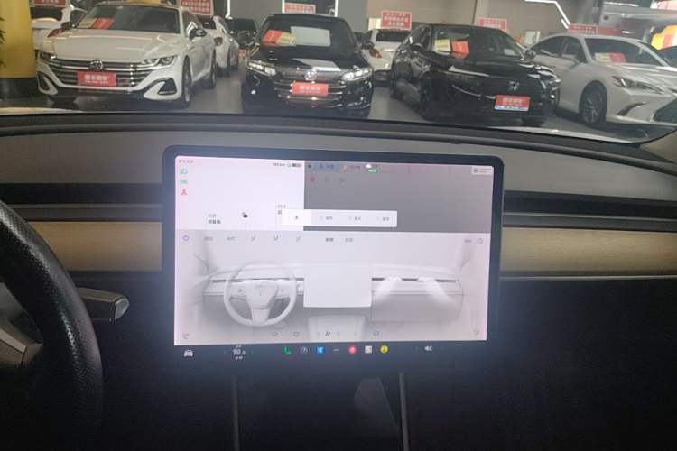 Used Tesla Model 3 2020 Standard Range Rear-Wheel Drive Upgraded Version Audio And AC Panel