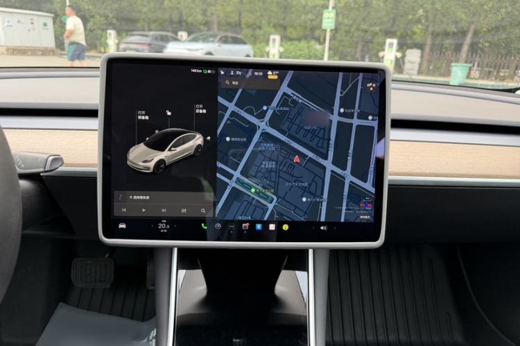 Used Tesla Model 3 2020 Revised Version Standard Range Rear-Wheel Drive – Upgraded Edition Audio And AC Panel