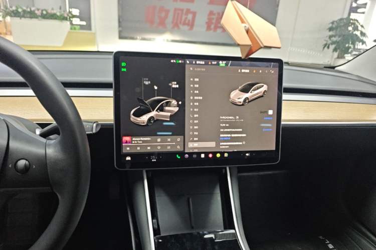 Used Tesla Model 3 2020 Standard Range Rear-Wheel Drive Upgraded Version Audio And AC Panel