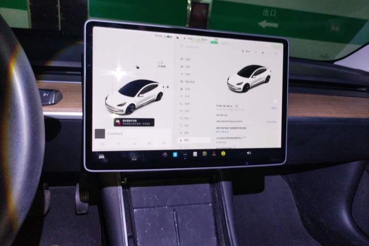 Used Tesla Model 3 2020 Standard Range Rear-Wheel Drive Upgraded Version Audio And AC Panel