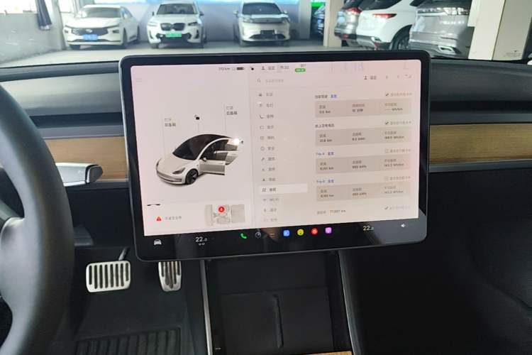 Used Tesla Model 3 2020 Revised Version Standard Range Rear-Wheel Drive – Upgraded Edition Audio And AC Panel