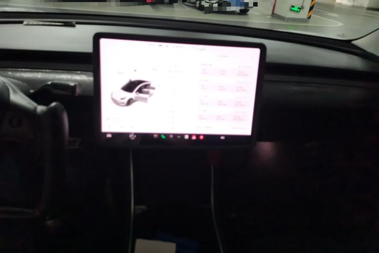 Used Tesla Model 3 2020 Long-Range Rear-Wheel-Drive Version Audio And AC Panel