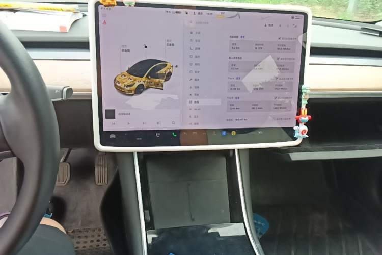 Used Tesla Model 3 2020 Refreshed Version Long-Range Rear-Wheel Drive Audio And AC Panel