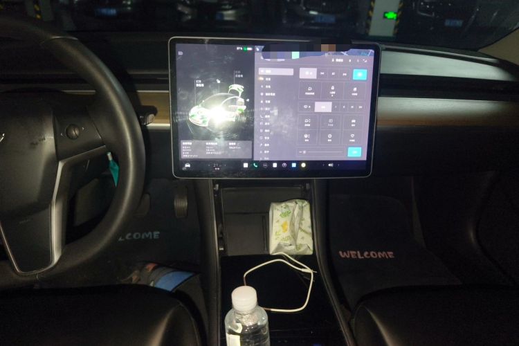 Used Tesla Model 3 2020 Standard Range Rear-Wheel Drive Upgraded Version Audio And AC Panel