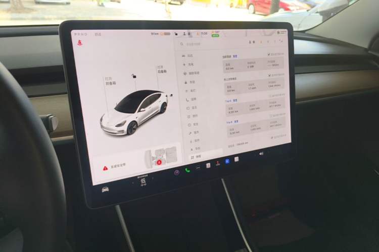 Used Tesla Model 3 2020 Refreshed Version Long-Range Rear-Wheel Drive Audio And AC Panel