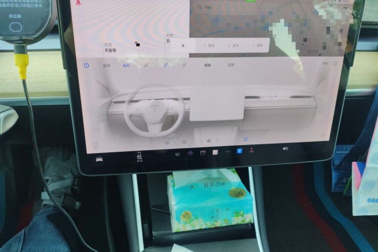 Used Tesla Model 3 2020 Standard Range Rear-Wheel Drive Upgraded Version Audio And AC Panel