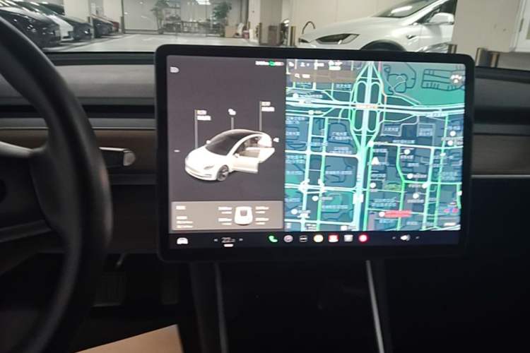 Used Tesla Model 3 2020 Revised Version Standard Range Rear-Wheel Drive – Upgraded Edition Audio And AC Panel