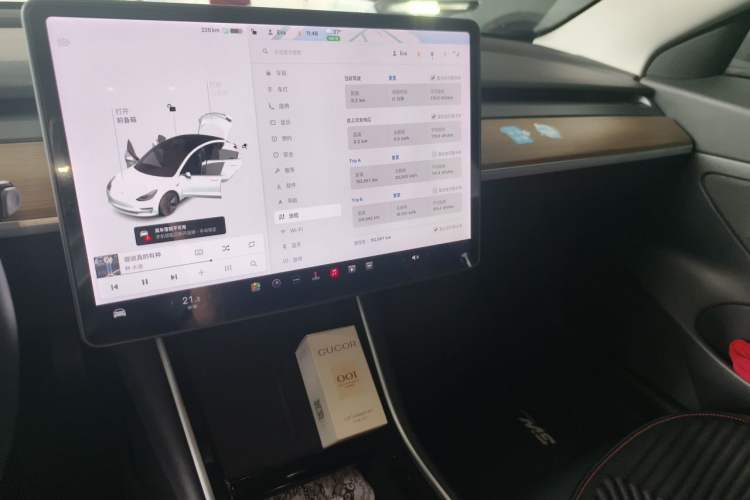 Used Tesla Model 3 2020 Standard Range Rear-Wheel Drive Upgraded Version Audio And AC Panel