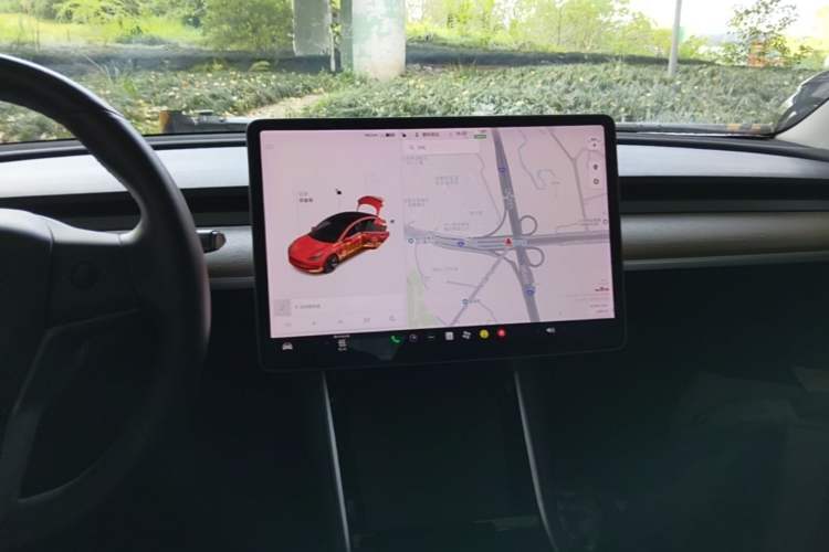 Used Tesla Model 3 2020 Standard Range Rear-Wheel Drive Upgraded Version Audio And AC Panel