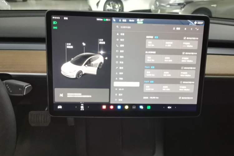Used Tesla Model 3 2020 Revised Version Standard Range Rear-Wheel Drive – Upgraded Edition Audio And AC Panel