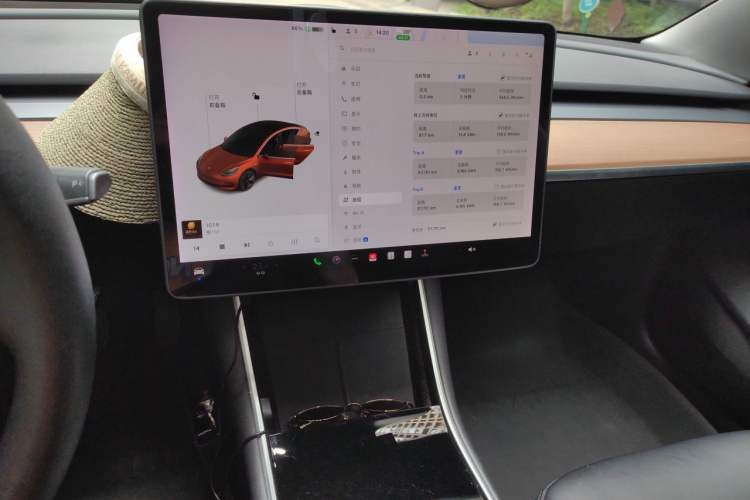 Used Tesla Model 3 2020 Refreshed Version Long-Range Rear-Wheel Drive Audio And AC Panel
