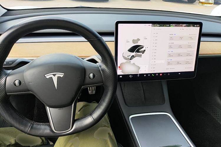 Used Tesla Model 3 2020 Refreshed Version Long-Range Rear-Wheel Drive Center Console