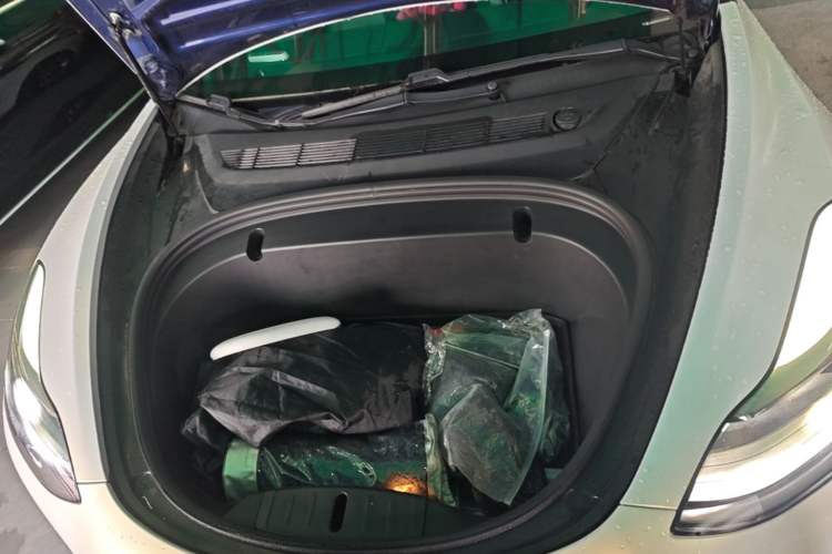 Used Tesla Model 3 2020 Refreshed Version Long-Range Rear-Wheel Drive Engine Bay