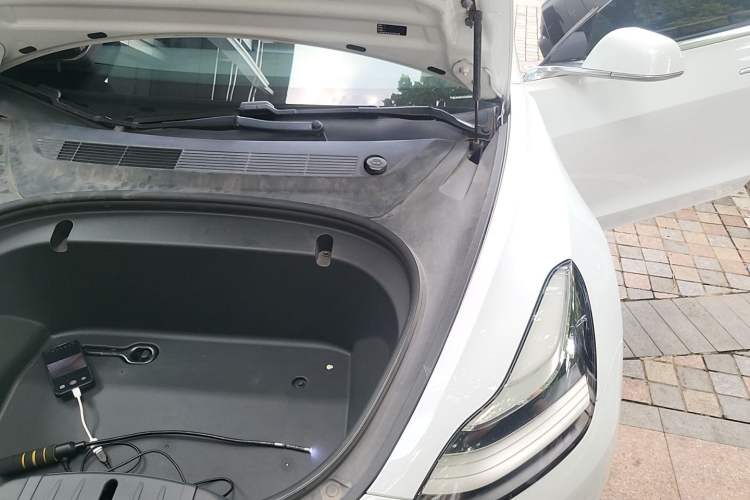 Used Tesla Model 3 2020 Revised Version Standard Range Rear-Wheel Drive – Upgraded Edition Engine Bay Left