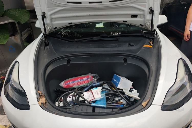 Used Tesla Model 3 2020 Refreshed Version Long-Range Rear-Wheel Drive Engine Bay