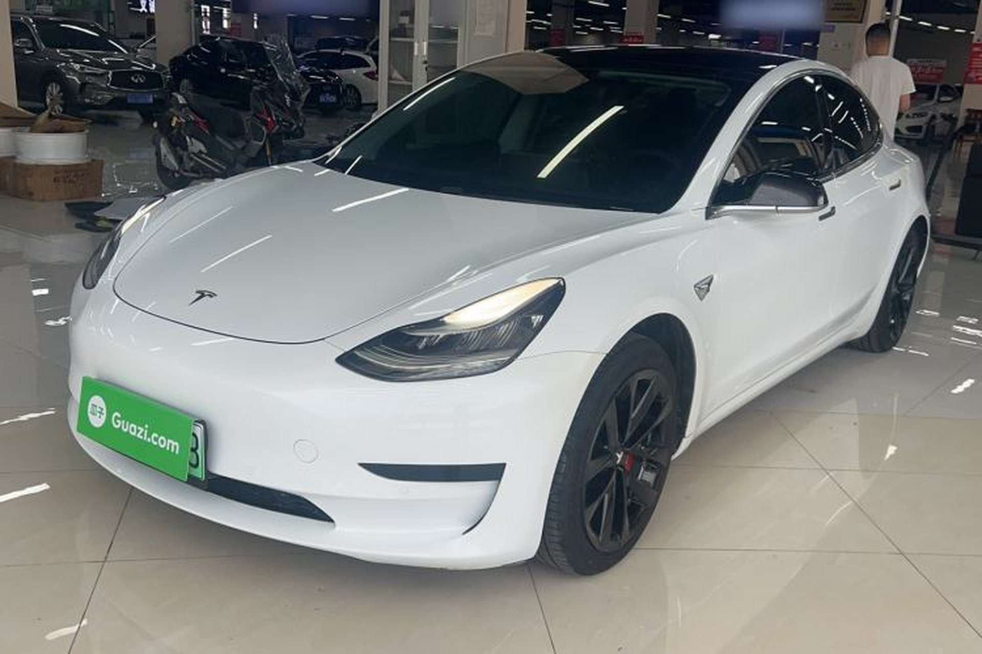 Used Tesla Model 3 2020 Standard Range Rear-Wheel Drive Upgraded Version Front Left 45 Deg