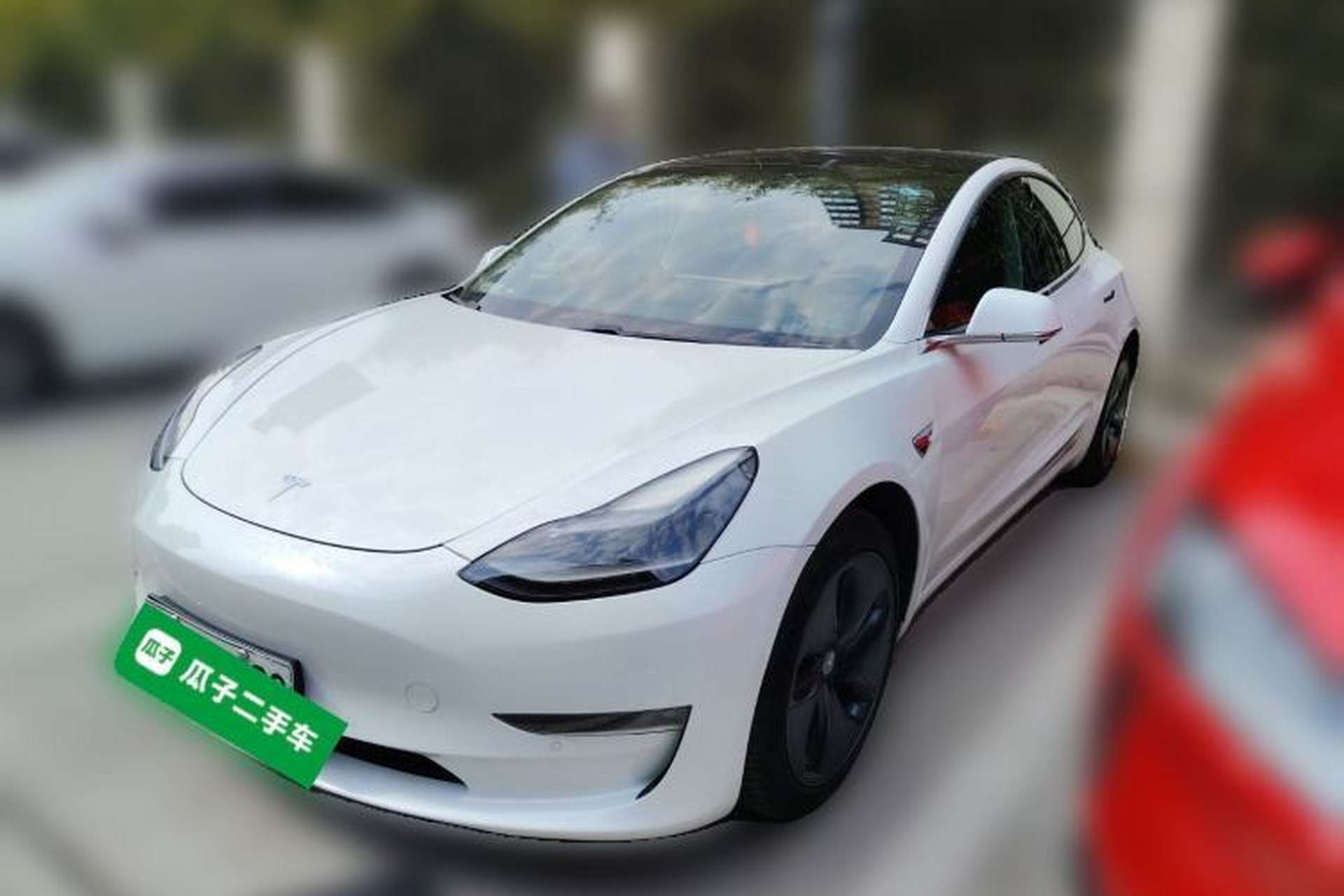 Used Tesla Model 3 2020 Refreshed Version Long-Range Rear-Wheel Drive Front Left 45 Deg