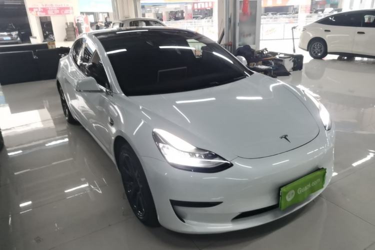 Used Tesla Model 3 2020 Standard Range Rear-Wheel Drive Upgraded Version Front Right 45 Deg