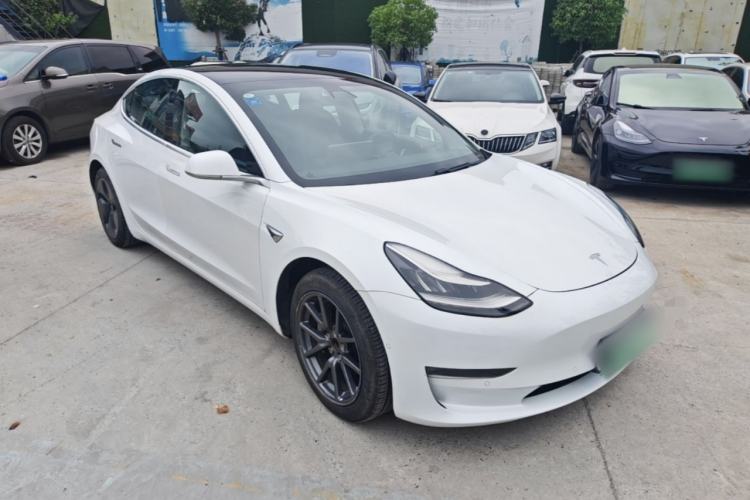 Used Tesla Model 3 2020 Refreshed Version Long-Range Rear-Wheel Drive Front Right 45 Deg