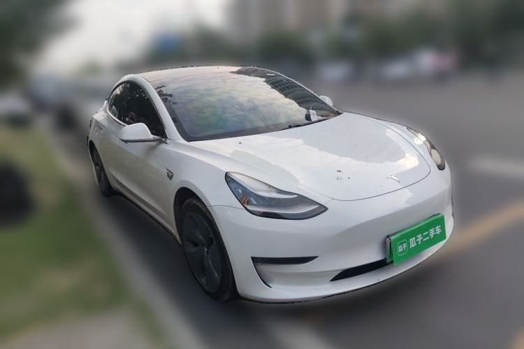 Used Tesla Model 3 2020 Refreshed Version Long-Range Rear-Wheel Drive Front Right 45 Deg