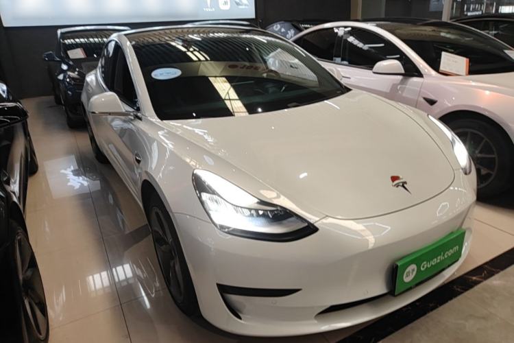 Used Tesla Model 3 2020 Standard Range Rear-Wheel Drive Upgraded Version Front Right 45 Deg