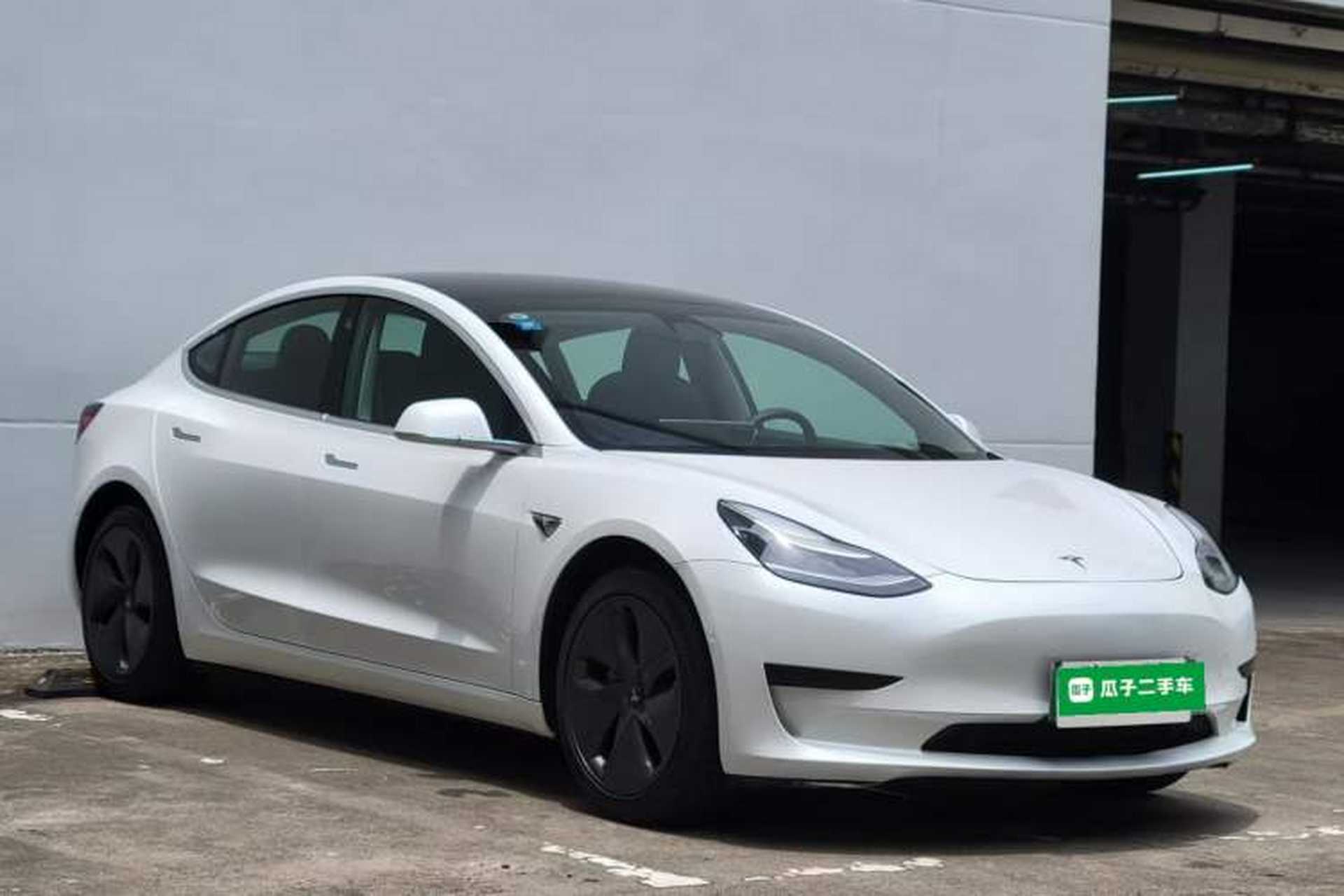Used Tesla Model 3 2020 Standard Range Rear-Wheel Drive Upgraded Version Front Right 45 Deg