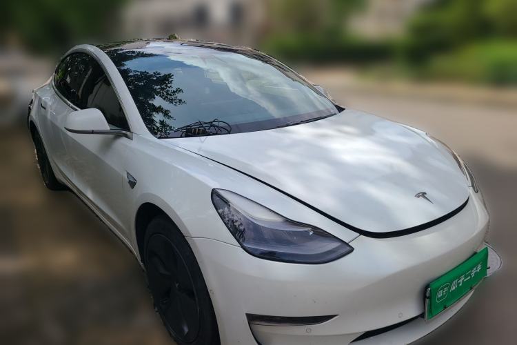 Used Tesla Model 3 2020 Refreshed Version Long-Range Rear-Wheel Drive Front Right 45 Deg