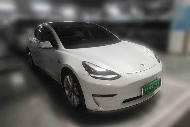 Used Tesla Model 3 2020 Refreshed Version Long-Range Rear-Wheel Drive Front Right 45 Deg