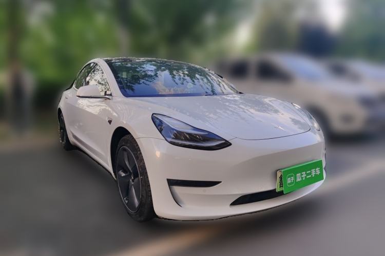 Used Tesla Model 3 2020 Refreshed Version Long-Range Rear-Wheel Drive Front Right 45 Deg