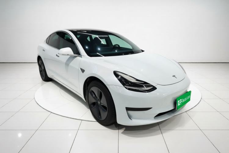 Used Tesla Model 3 2020 Standard Range Rear-Wheel Drive Upgraded Version Front Right 45 Deg
