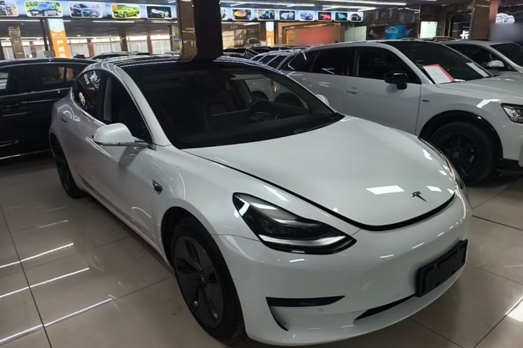 Used Tesla Model 3 2020 Standard Range Rear-Wheel Drive Upgraded Version Front Right 45 Deg