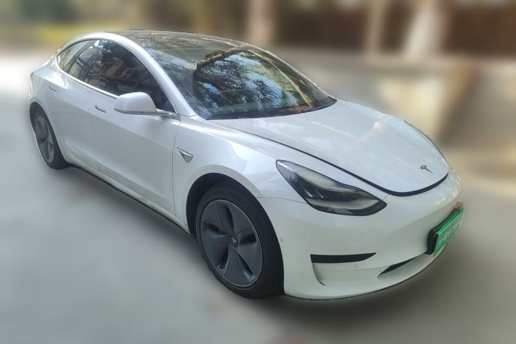 Used Tesla Model 3 2020 Standard Range Rear-Wheel Drive Upgraded Version Front Right 45 Deg