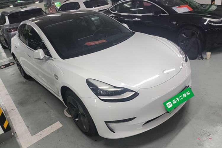 Used Tesla Model 3 2020 Refreshed Version Long-Range Rear-Wheel Drive Front Right 45 Deg