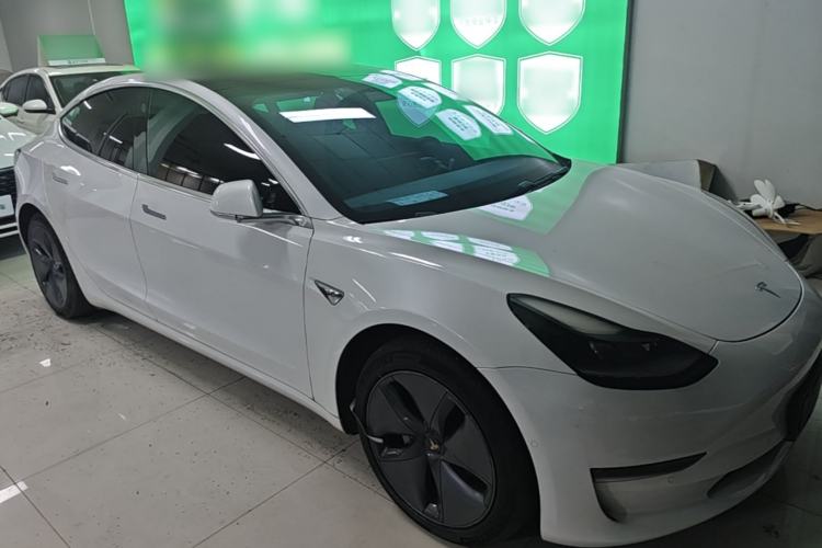 Used Tesla Model 3 2020 Refreshed Version Long-Range Rear-Wheel Drive Front Right 45 Deg